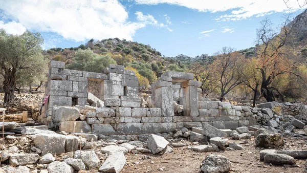 Ancient Ruins of Phoenix City in Marmaris, Turkey