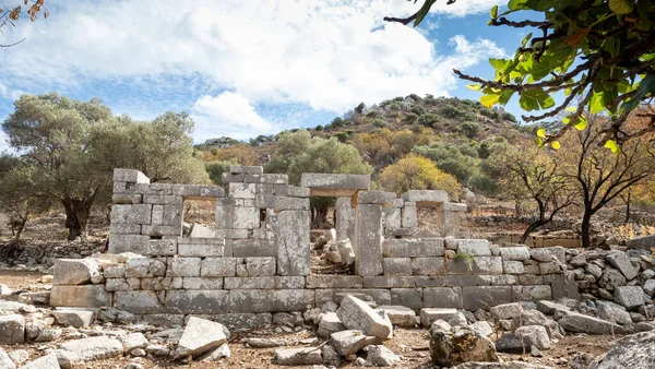 Ancient Ruins of Phoenix City in Marmaris, Turkey