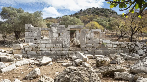 Ancient Ruins of Phoenix City in Marmaris, Turkey