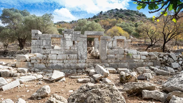 Ancient Ruins of Phoenix City in Marmaris, Turkey