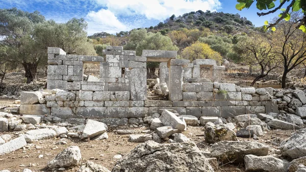 Ancient Ruins of Phoenix City in Marmaris, Turkey
