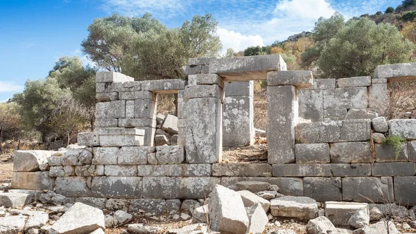 Ancient Ruins of Phoenix City in Marmaris, Turkey