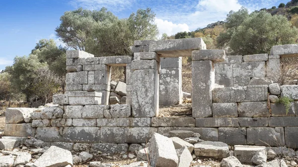 Ancient Ruins of Phoenix City in Marmaris, Turkey