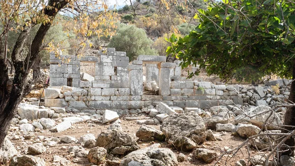 Ancient Ruins of Phoenix City in Marmaris, Turkey