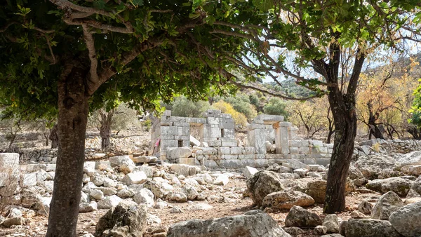 Ancient Ruins of Phoenix City in Marmaris, Turkey