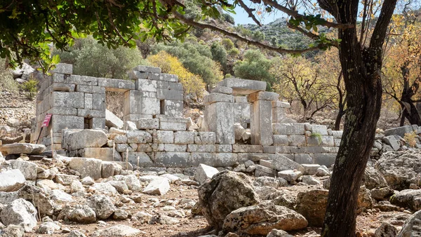 Ancient Ruins of Phoenix City in Marmaris, Turkey