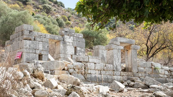 Ancient Ruins of Phoenix City in Marmaris, Turkey