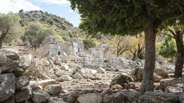 Ancient Ruins of Phoenix City in Marmaris, Turkey
