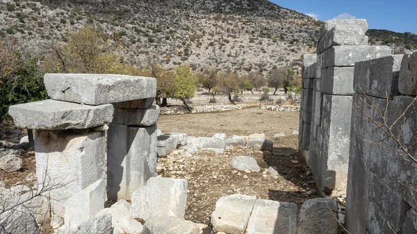 Ancient Ruins of Phoenix City in Marmaris, Turkey