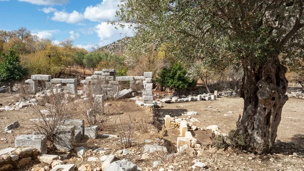 Ancient Ruins of Phoenix City in Marmaris, Turkey