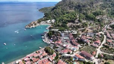 Aerial View of Turunc Bay in Marmaris, Turkey