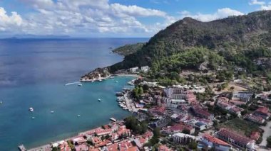 Aerial View of Turunc Bay in Marmaris, Turkey