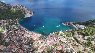 Aerial View of Turunc Bay in Marmaris, Turkey