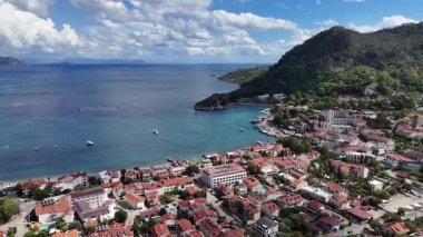 Aerial View of Turunc Bay in Marmaris, Turkey