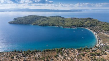 Stunning Aerial View of Milas Akbuk Bay, Turkey