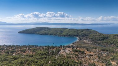 Stunning Aerial View of Milas Akbuk Bay, Turkey