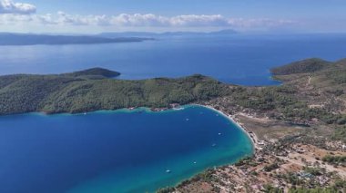 Stunning Aerial View of Milas Akbuk Bay, Turkey