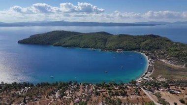 Stunning Aerial View of Milas Akbuk Bay, Turkey