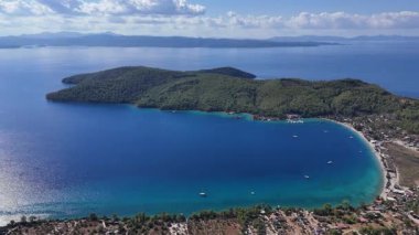 Stunning Aerial View of Milas Akbuk Bay, Turkey