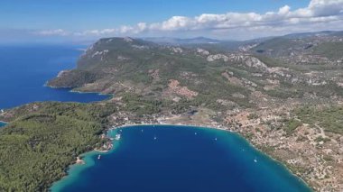 Stunning Aerial View of Milas Akbuk Bay, Turkey