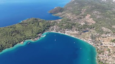 Stunning Aerial View of Milas Akbuk Bay, Turkey