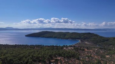 Stunning Aerial View of Milas Akbuk Bay, Turkey