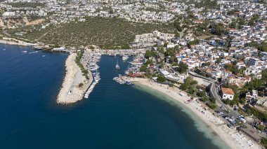 Stunning Aerial View of Kalkan Harbor and White Sand Beaches