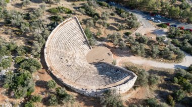Scenic Aerial View of Kas Harbor and Surrounding Hills