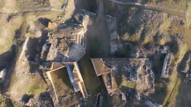 Gordion Antik Kenti ve Midas Tumulus 'un Ankara' daki Hava Aracı Videosu