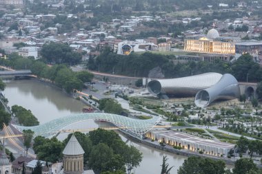 Tbilisi güzel panoramik manzaralı