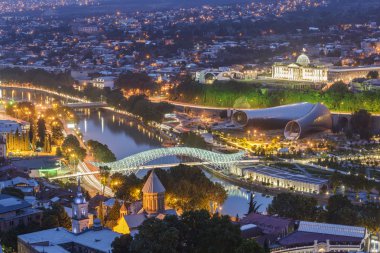Tbilisi güzel panoramik manzaralı