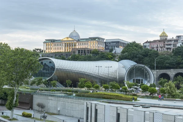 Nádherný panoramatický výhled z Tbilisi — Stock fotografie