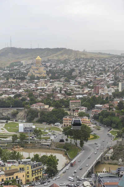 Przepiękna panorama Tbilisi — Zdjęcie stockowe