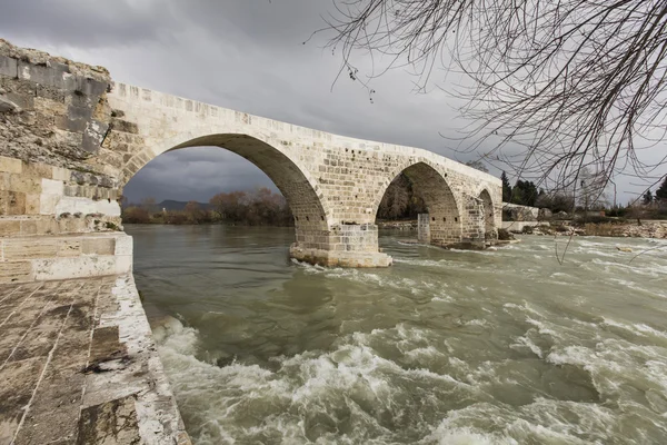 Historical Aspendos bridge — Stock Photo, Image