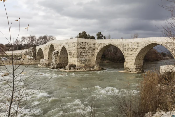 Historical Aspendos bridge — Stock Photo, Image