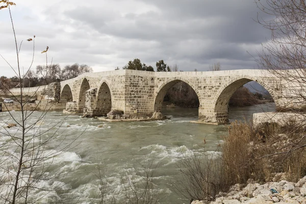 Historical Aspendos bridge — Stock Photo, Image
