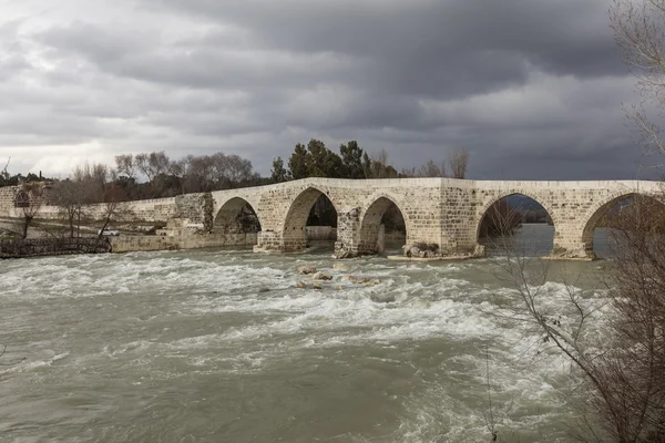 Historical Aspendos bridge — Stock Photo, Image