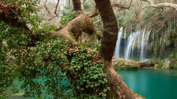 Cachoeira Kursunlu, Antalya Turquia — Vídeo de Stock