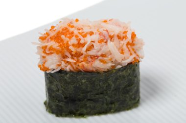 Gunkan suşi kar Yengeç