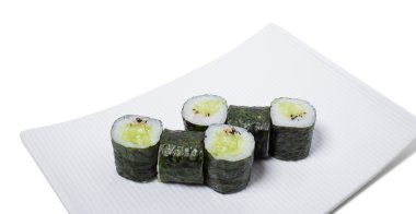 Geleneksel Japon vejetaryen suşi rulo