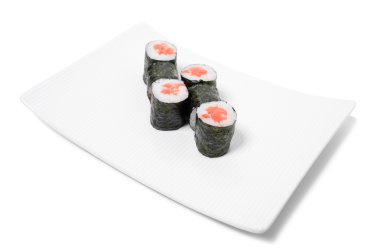 geleneksel Japon suşi rulo