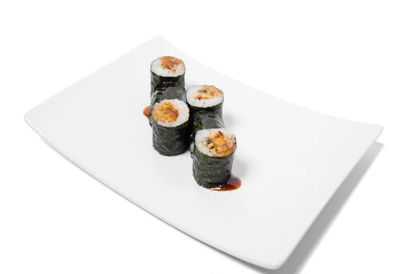 Geleneksel Japon maki unagi rulo — Stok fotoğraf