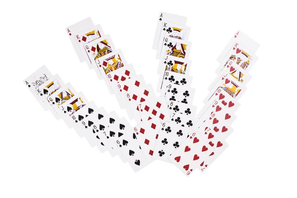 New unpacked playing cards — Stock Photo, Image