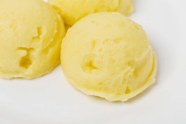 Lezzetli patates topları.