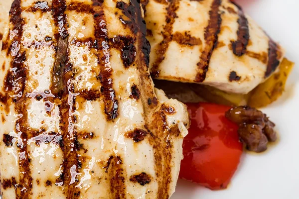 Grilled chicken breast with paprika. — Stock Photo, Image