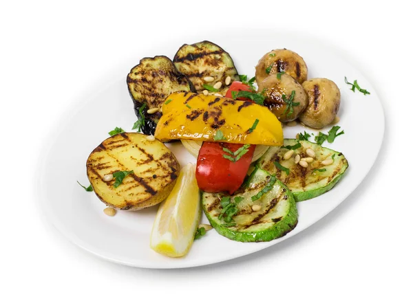 Delicious grilled vegetables. — Stock Photo, Image