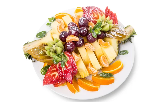 Bandeja de fruta colorida . —  Fotos de Stock