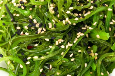 Lezzetli Japon yosun salata.