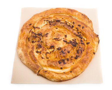 Tavuk eti puf pasta.