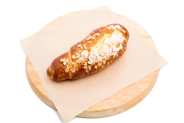 Delicious croissant with crunchy sugar. — Stock Photo, Image